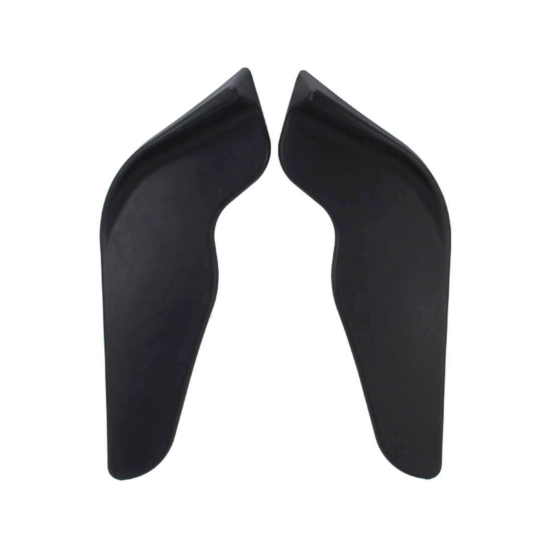 2 PCS Universal Fit Car Front Bumper Spoiler Lip Splitter Diffuser SUV ABS Front Shovel, Length: 68c