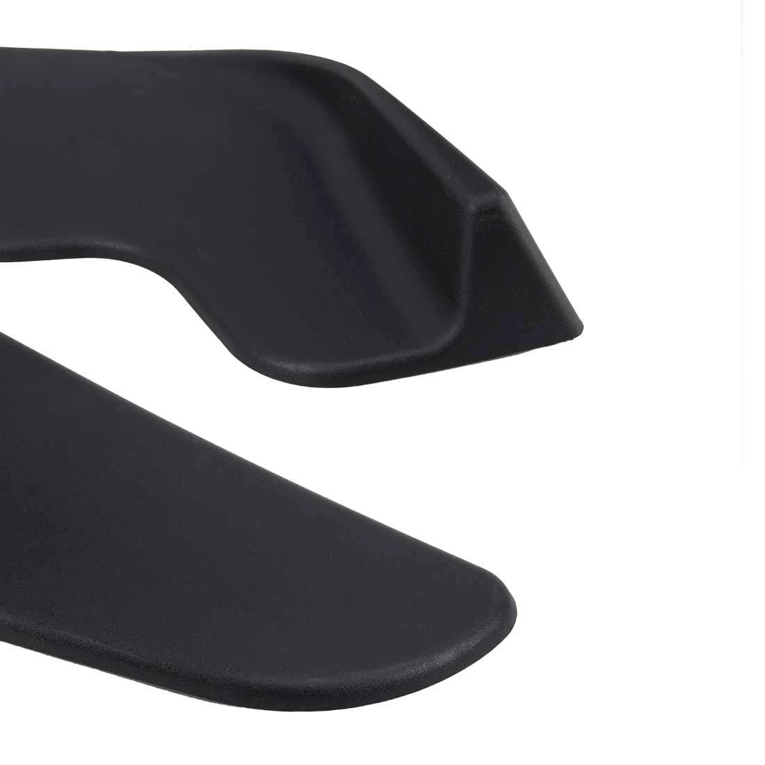 2 PCS Universal Fit Car Front Bumper Spoiler Lip Splitter Diffuser SUV ABS Front Shovel, Length: 68c