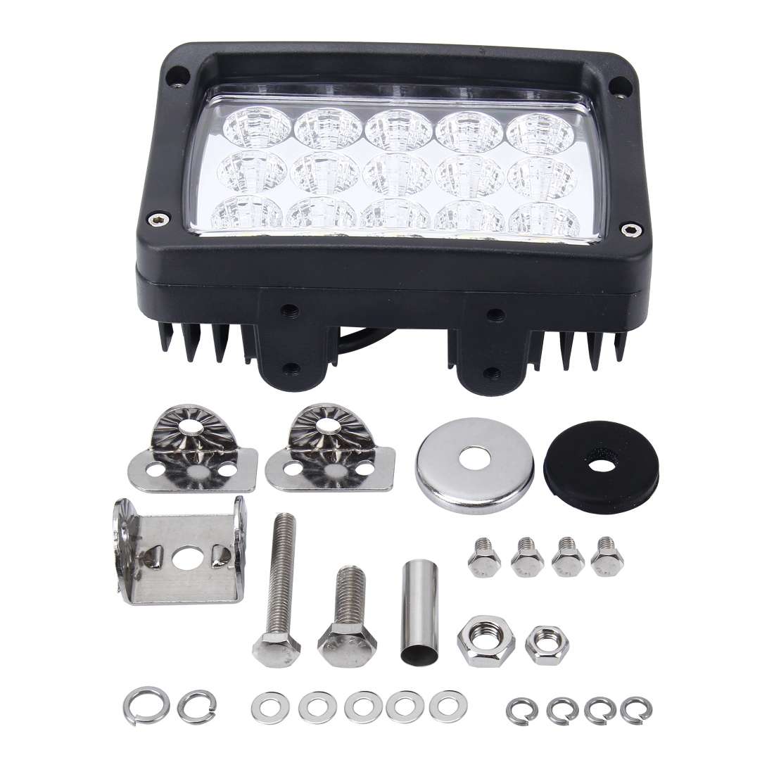 DC 10-60V 45W 2500LM 6000K Waterproof Vehicle Car Boat Marine External Work Ligh ... (White Light)