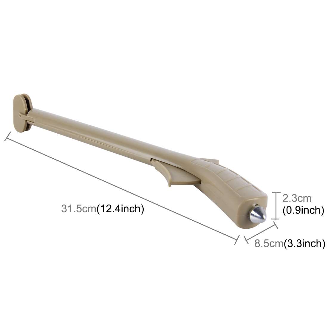 Auto Car Multi-functional Card Lifter And Safety Hammer for Parking and Emergency(Khaki)