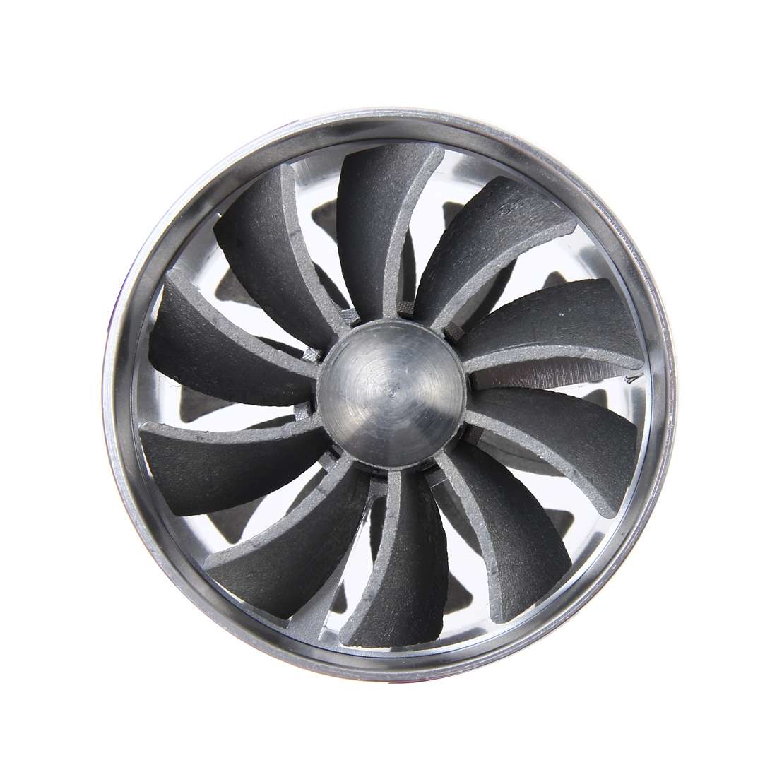 F1-Z Car Stainless Universal Supercharger Dual Double Turbine Air Intake Fuel Saver Turbo Turboin...