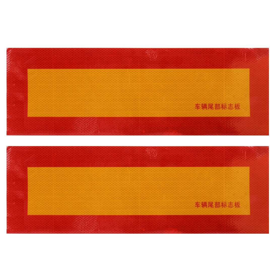 2 PCS Car Auto 55.5cm  18.5cm Rear Warning Sign Sticker for Truck and Van