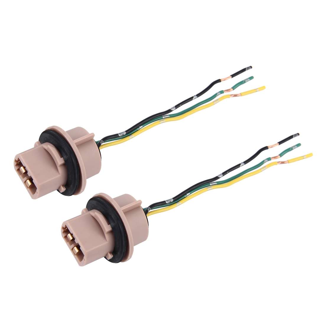 2 PCS 1156 Car Auto LED Bulb Socket Holder (No Including Light)