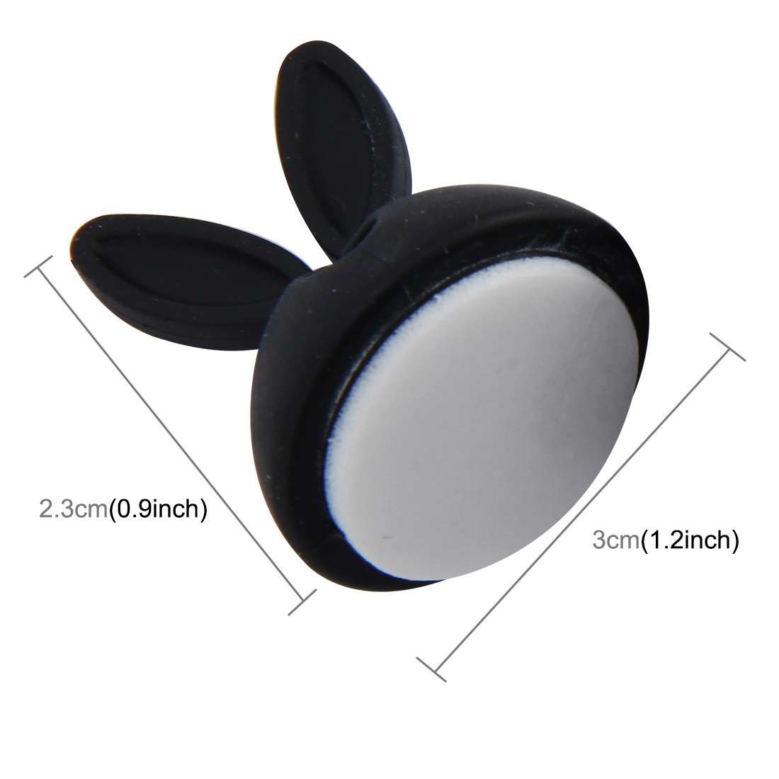 6 PCS CC-941 Rabbit Shape Single Hole Cable Clips Holder, Cable Management System and Cord Organizer