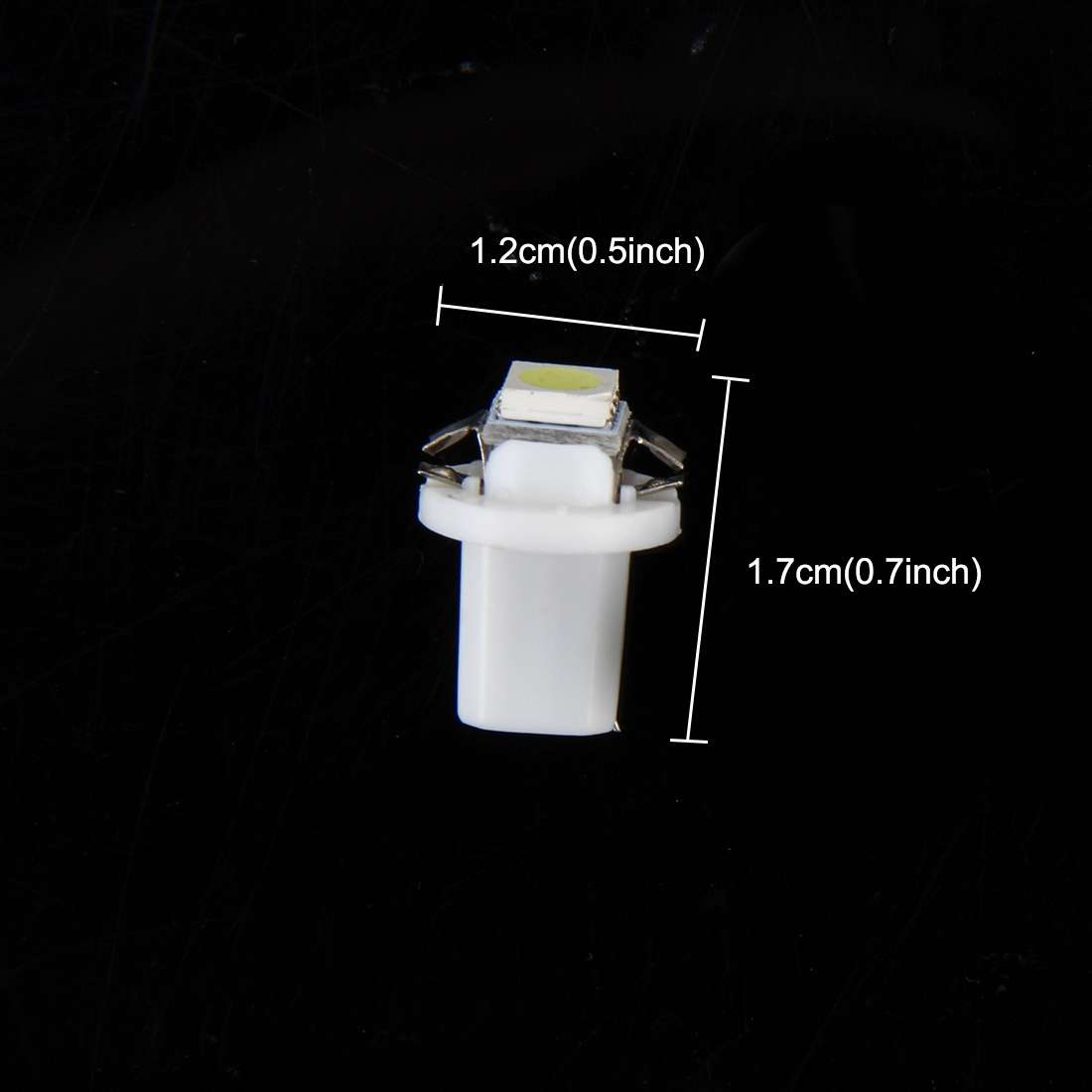 10 PCS 0.5W B8.5 Wedge Instrument Panel LED Light Dashboard Gauge Cluster Indicator Lamp Bulb(Blue L