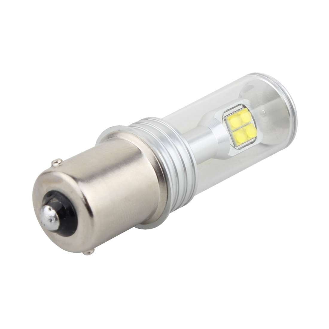 2 PCS 1156/BA15S 40W 800 LM 6000K Car Turn Light Backup Light Brake Light with 8 ... (White Light)
