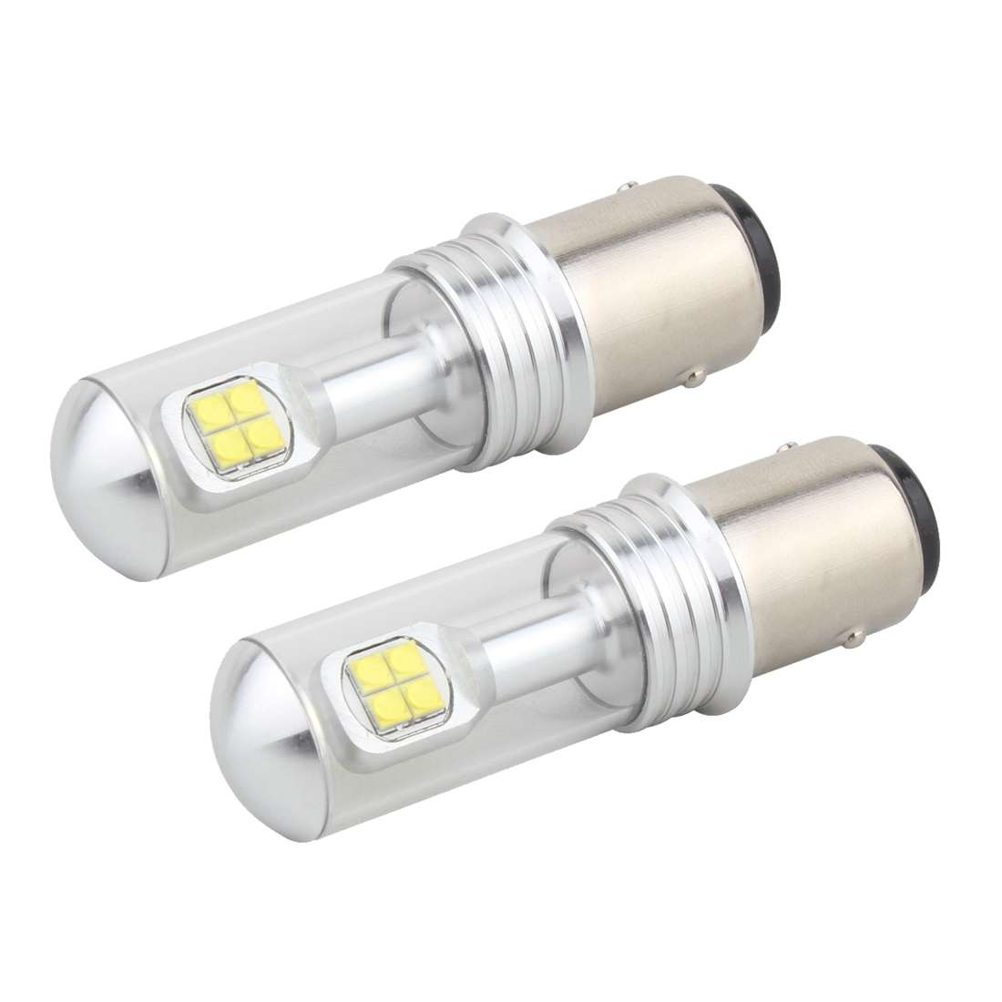 2 PCS 1157/BAY15D 40W 800 LM 6000K Car Turn Light Backup Light Brake Light with ... (White Light)