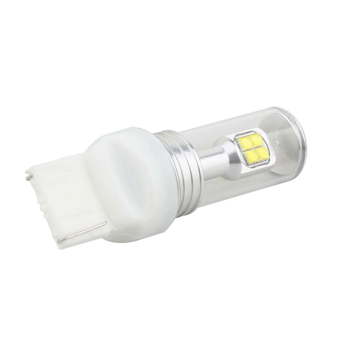 2 PCS 7440 40W 800 LM 6000K Car Turn Light Backup Light Brake Light with 8 Lamps ... (White Light)