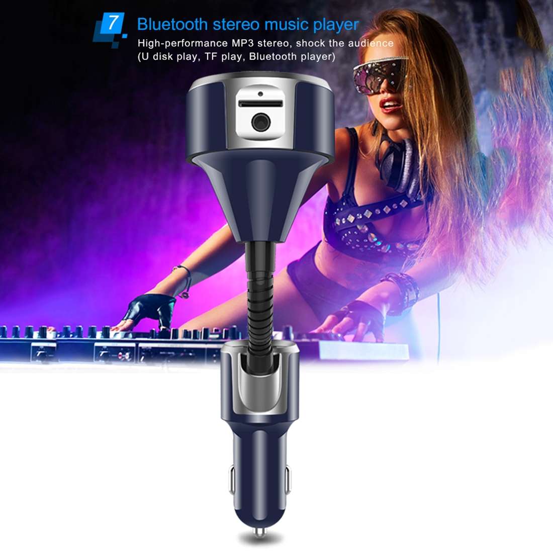 Wireless Bluetooth FM Transmitter Radio Adapter Car Charger