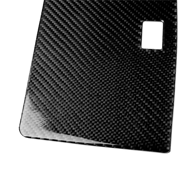 Car Carbon Fiber Console Navigation Panel Decorative Sticker for Mercedes-Benz W204 C Class 2007-...