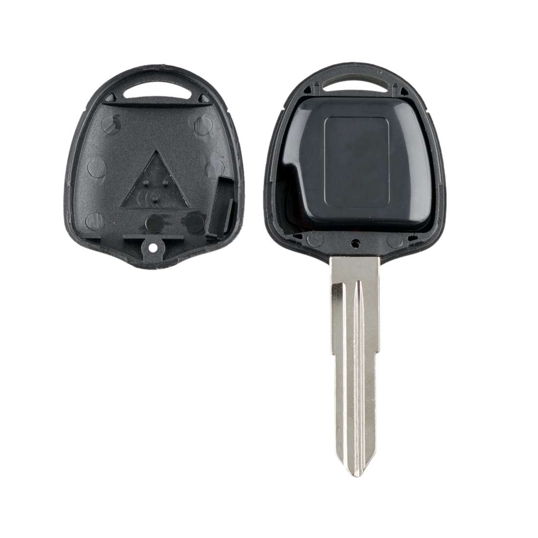 For MITSUBISHI 2 Buttons Intelligent Remote Control Car Key with 46 Chip & Battery & Right Slot, Fre