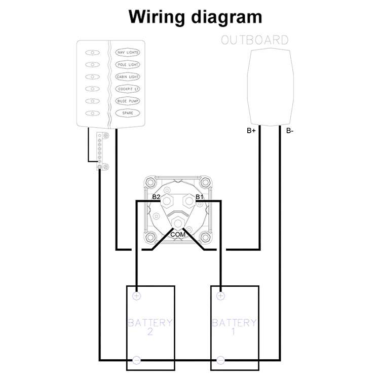 Car Auto RV Marine Boat Battery 3-level Current Distribution Selector Isolator Disconnect Rotary Swi