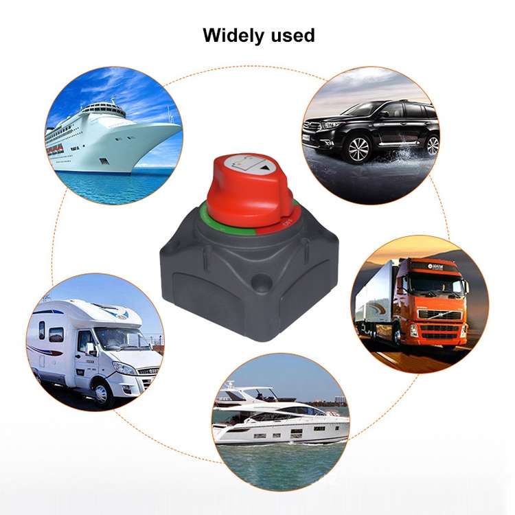 Car Auto RV Marine Boat Battery 3-level Current Distribution Selector Isolator Disconnect Rotary Swi