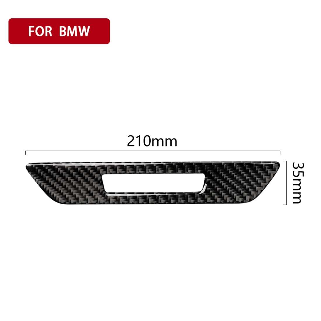 Car Carbon Fiber Seat Memory Button Decorative Sticker for BMW 5 Series G38 528Li / 530Li / 540Li 20