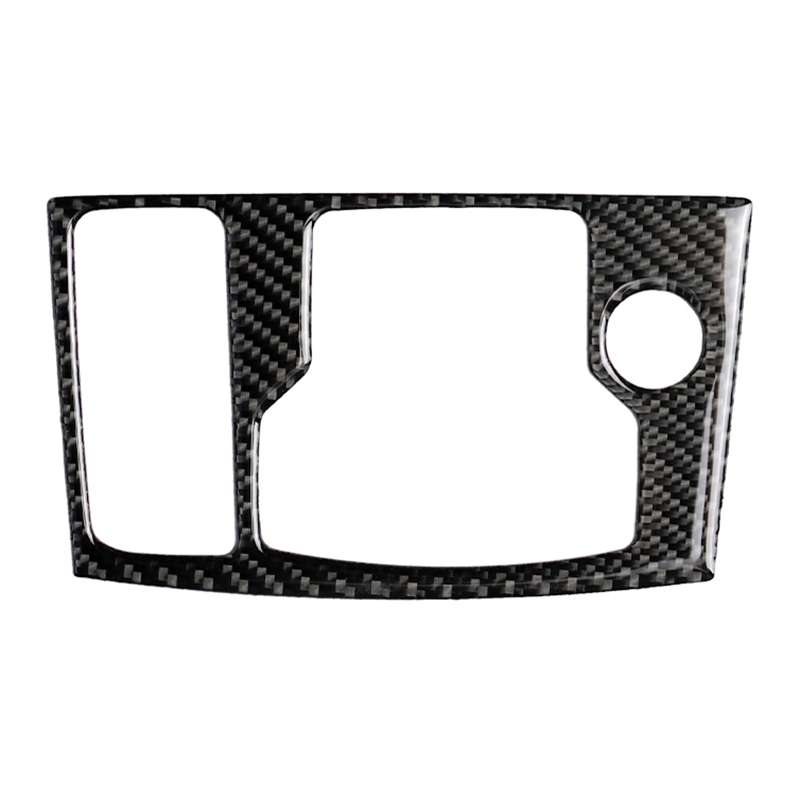 Car Carbon Fiber Left Drive Multimedia Frame B Decorative Sticker for Mazda Axela 2017-2018