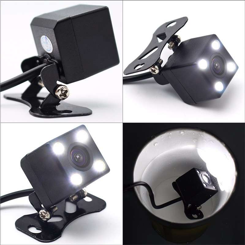 PZ604 170 Degree Car 4.3 inch Rearview Mirror Monitor with Square Camera