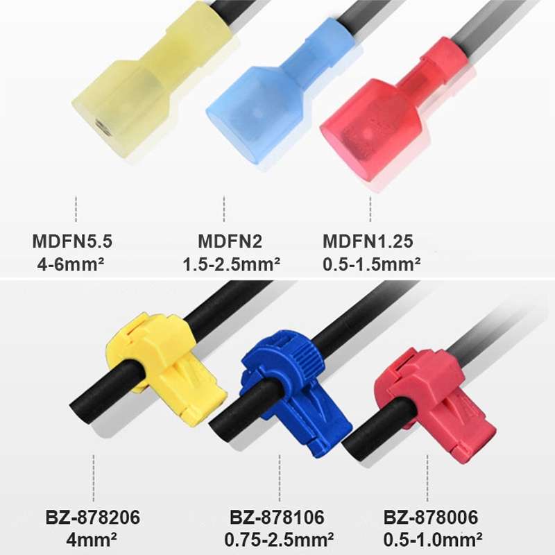120 in 1 Universal T Shape Push Clamp Solderless Wire Connector Fast Wiring Terminal Insulated Joint