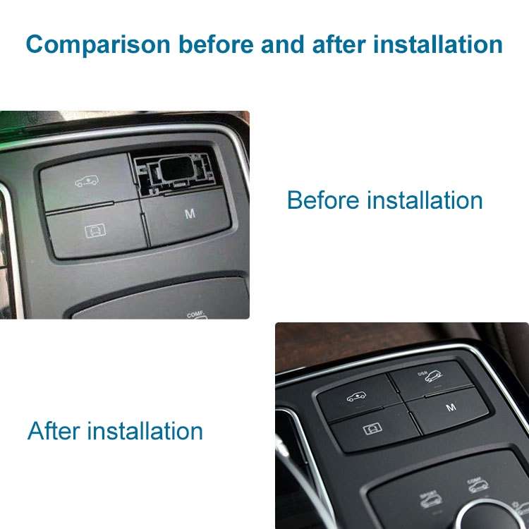 Car Model B4 Downhill Auxiliary Switch Shift Button for Mercedes-Benz GL GLE Class W166, Left Drivin