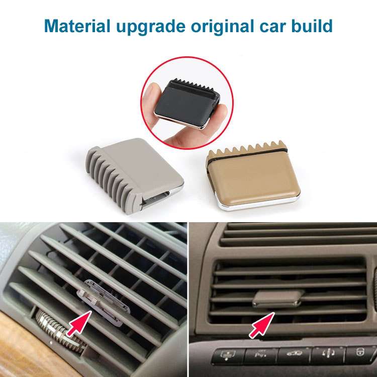 Car Middle Air Conditioning Exhaust Switch Paddle for Mercedes-Benz S Class W220 1998 ... (Khaki)