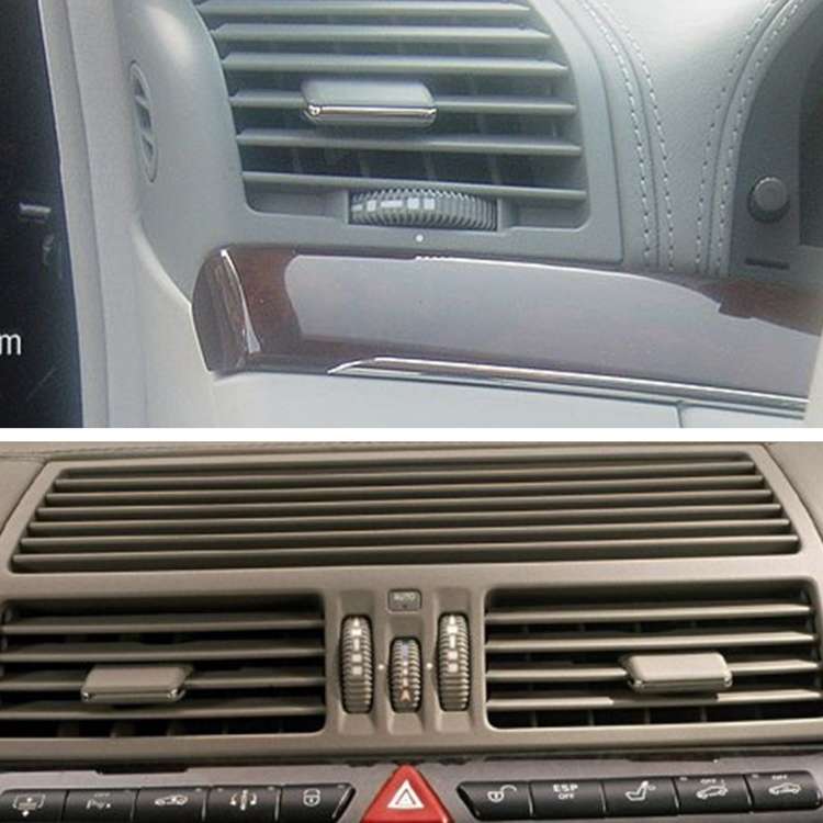 Car Middle Air Conditioning Exhaust Switch Paddle for Mercedes-Benz S Class W220 1998 ... (Khaki)