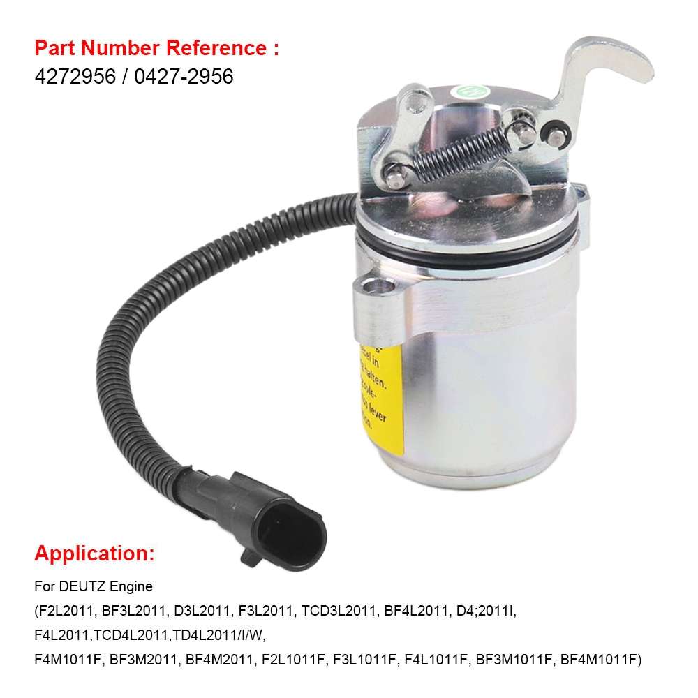 Fuel Shutdown Shut Off Solenoid Valve for Deutz Engine 04272956 6686715