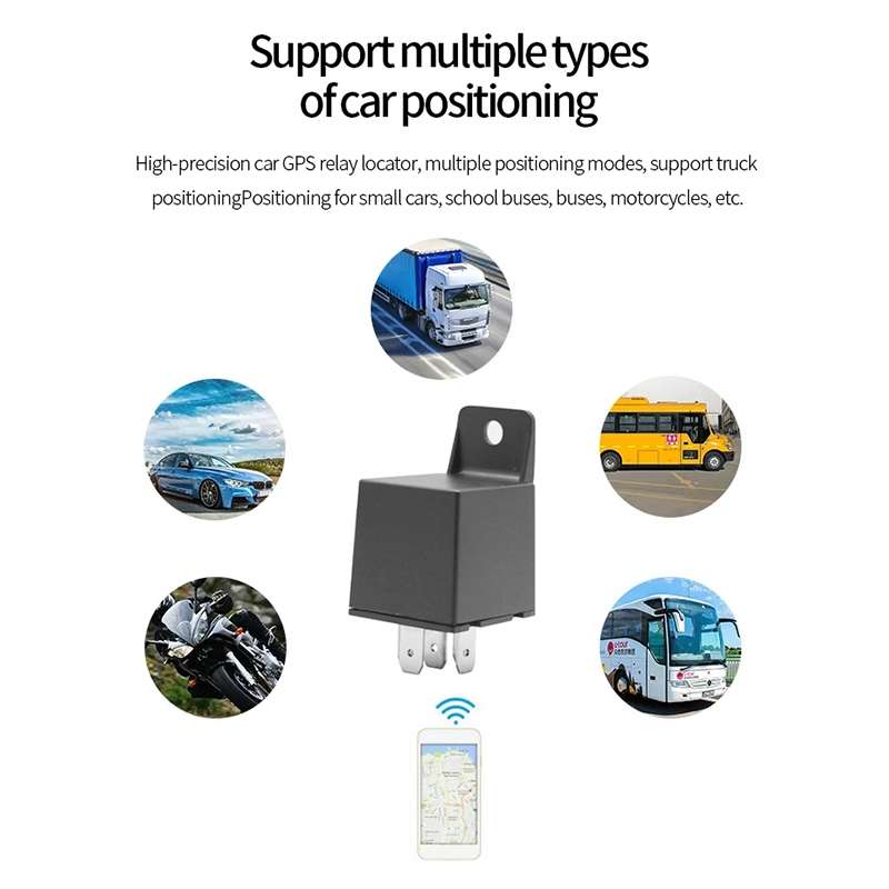 Vehicle 4 Pin GPS Real Time Tracking Tracker Mini Anti-theft Device