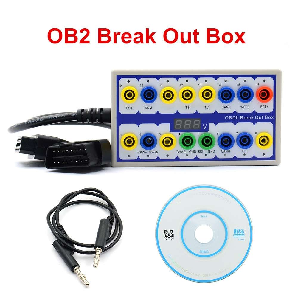 Car OBDII Protocol Detector Break Out Box