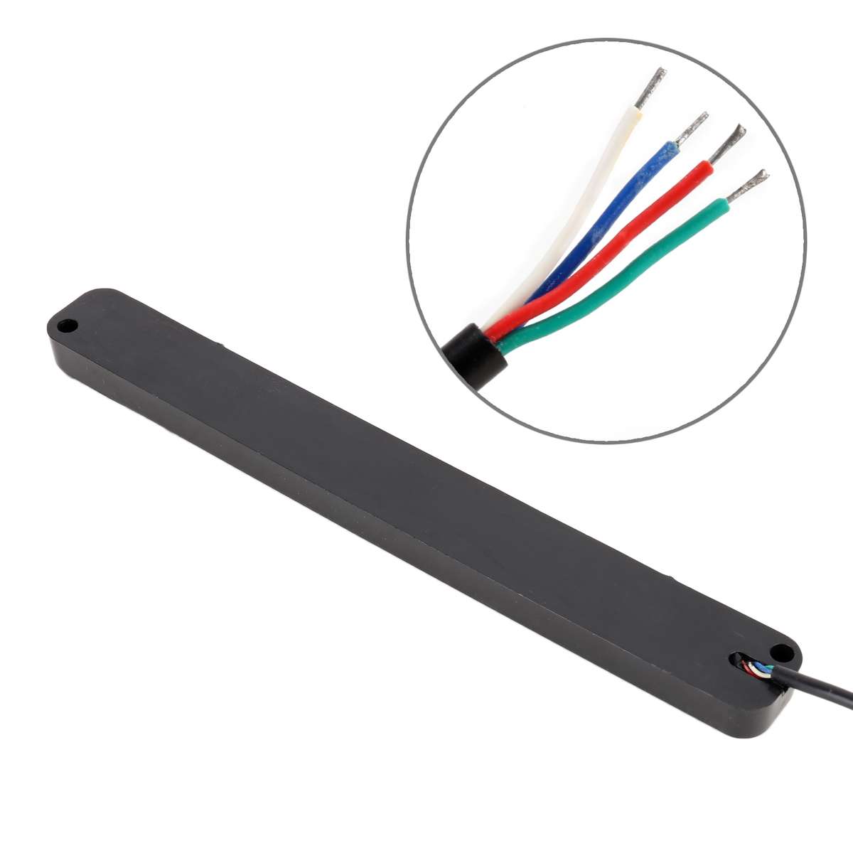 155mm DC12-24V / 2.2W Motorcycle LED Dynamic Blinker Side Lights Flowing Water Brake Lamp Turn Signa