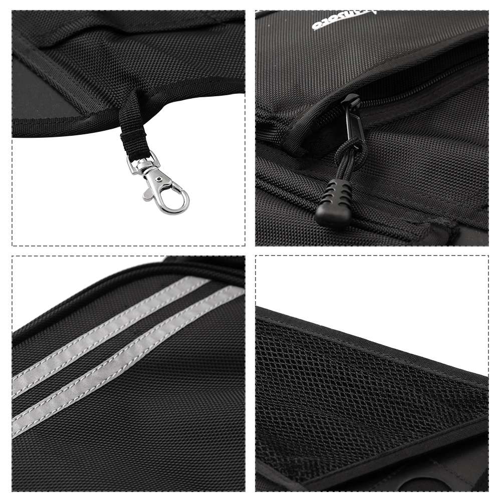 2 PCS Motorcycle Saddle Bags Storage Tool Side Pouch Bags