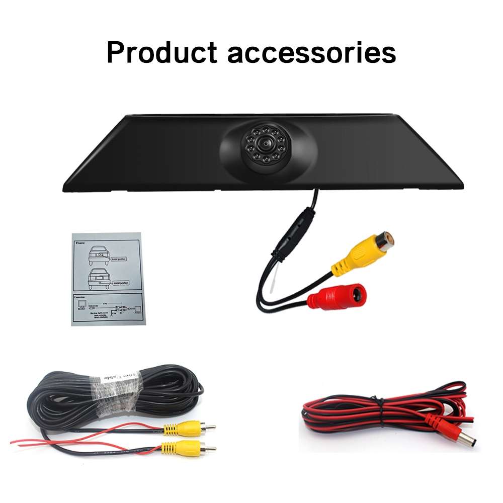 PZ474 Car Waterproof 170 Degree Brake Light View Camera for Iveco Daily 4 Gen