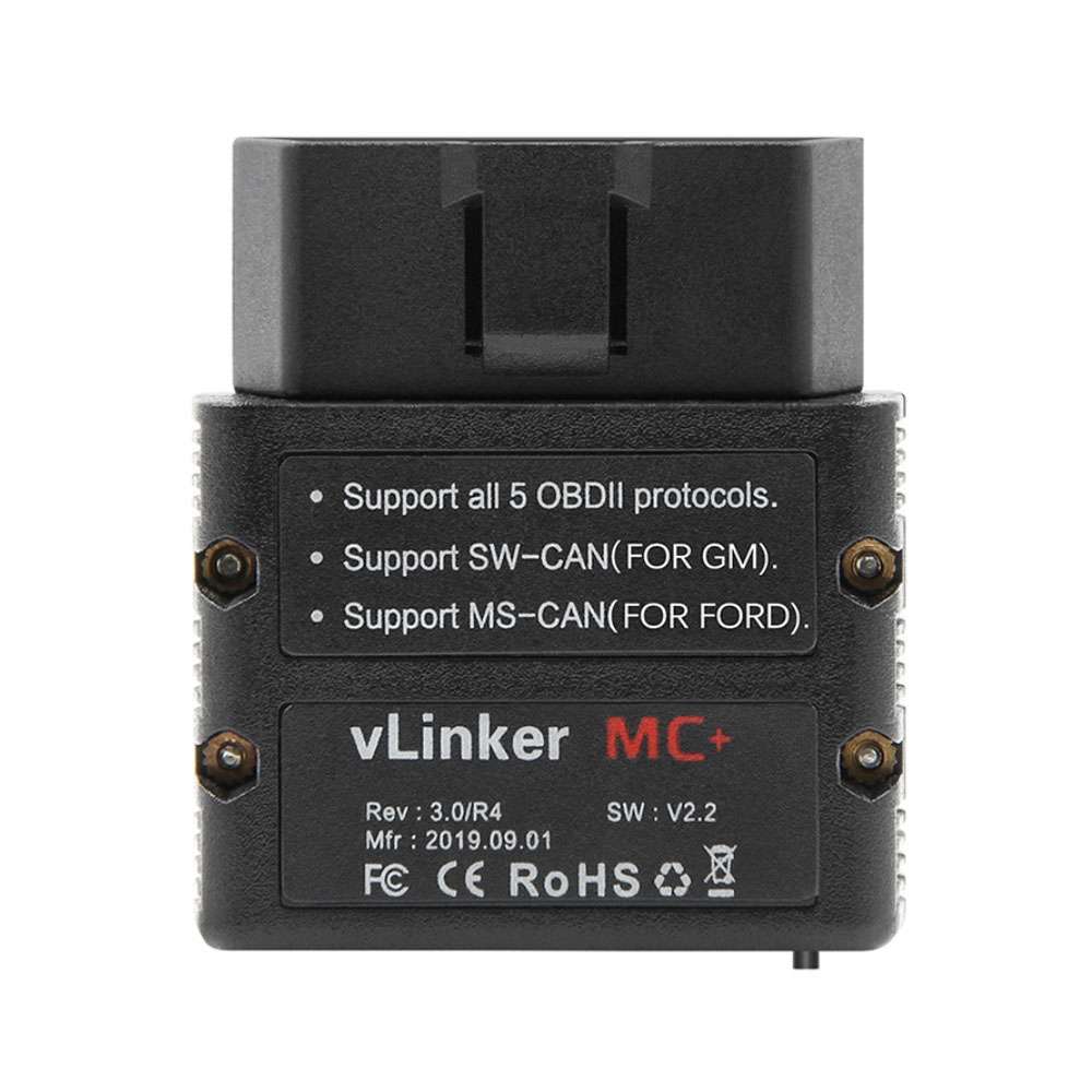 Vgate VLINKER MC+ V2.2 Bluetooth 4.0 Car OBD Fault Diagnosis Detector