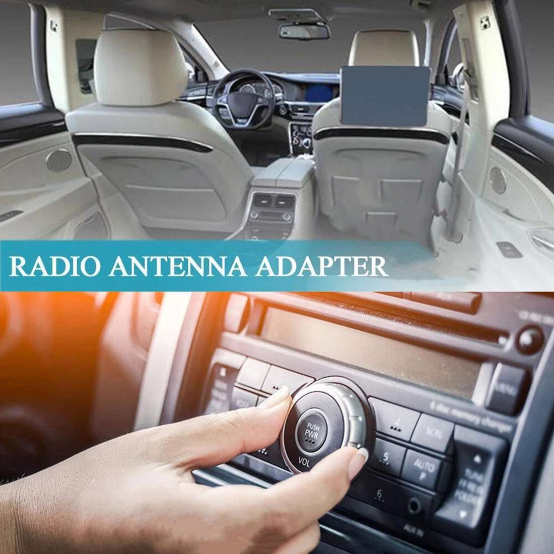 Car Electronic Stereo FM Radio Amplifier Antenna Aerial Extended Cable, Length: 3m