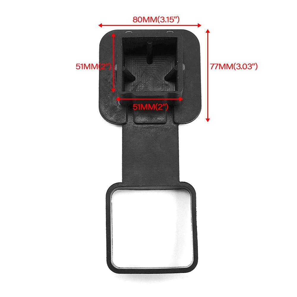 2 inch Car Tow Hook Dust Plug Protective Cover
