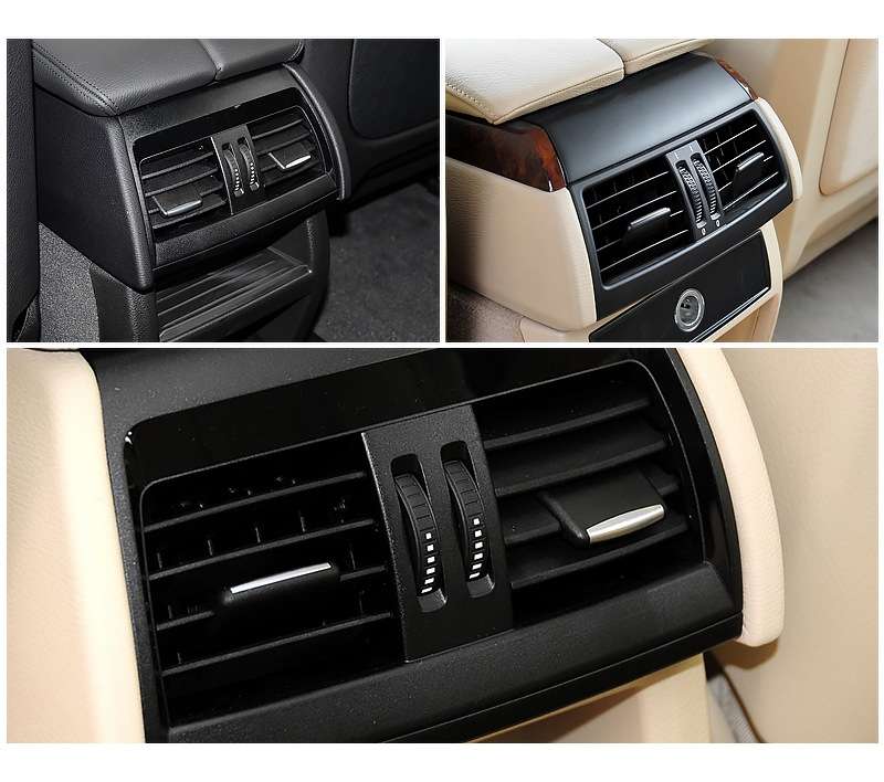 Car Rear Air Conditioning Exhaust Switch Paddle Air Conditioning Leaf Clip for BMW X5 / X6, Left and