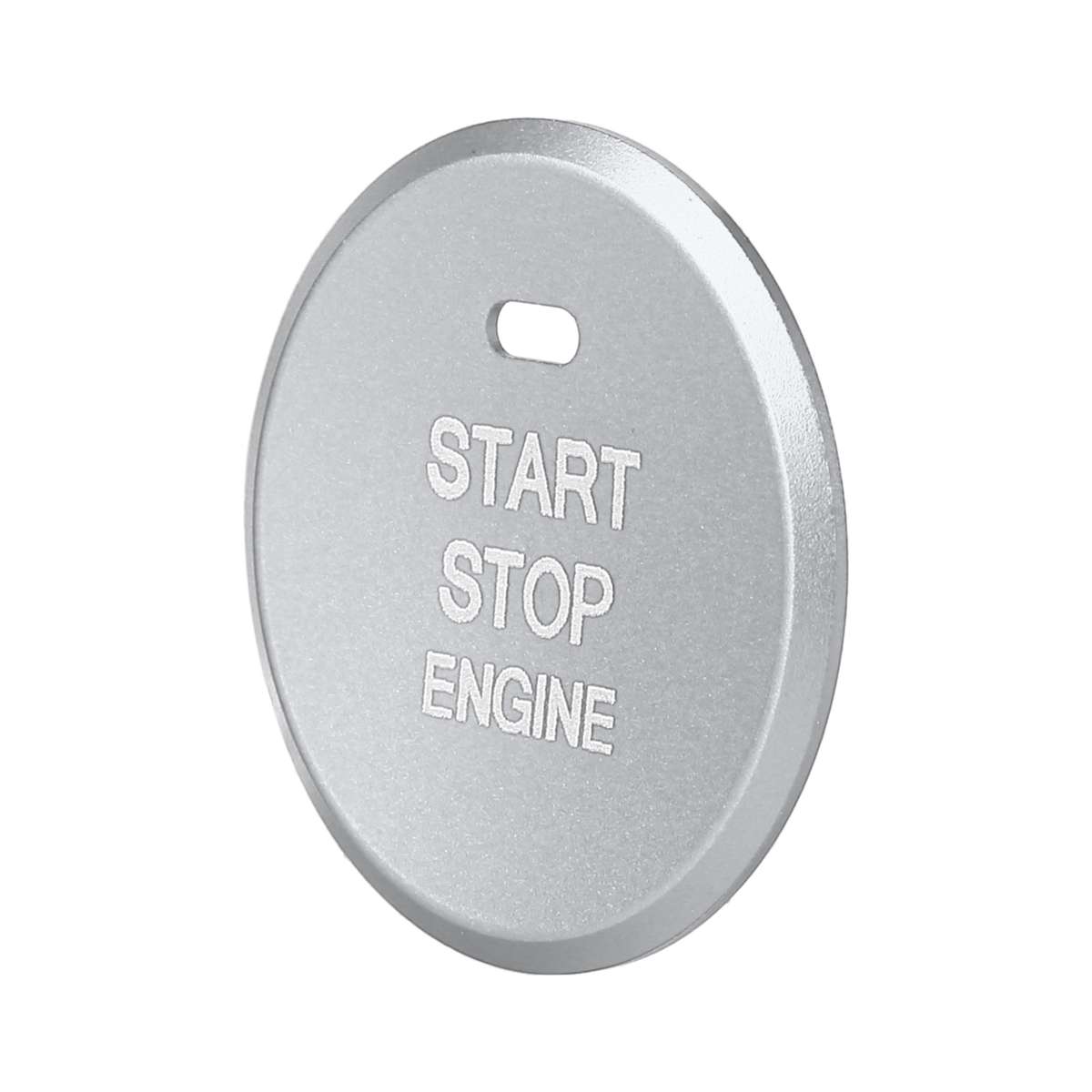 Car Engine Start Key Push Button Inner Ring Trim Sticker Decoration for Mazda Axela CX-30 2020 (Blac