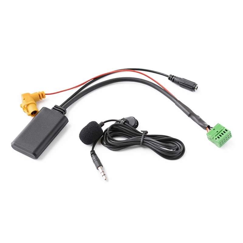 Car MMI3G AMI Bluetooth Music AUX Audio Cable + MIC for Audi Q5 A6L A4L Q7 A5 S5