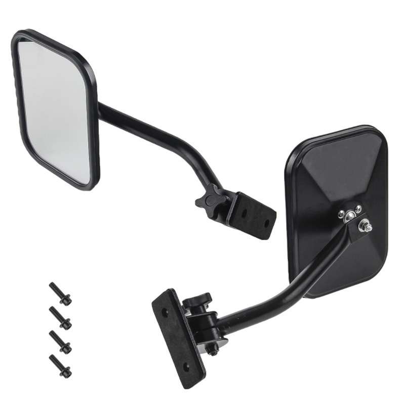 SF-JP-003 Pair Car Side Door Rearview Mirror Adjustable Shape Angle Lens Blind Spot Exterior Mirror