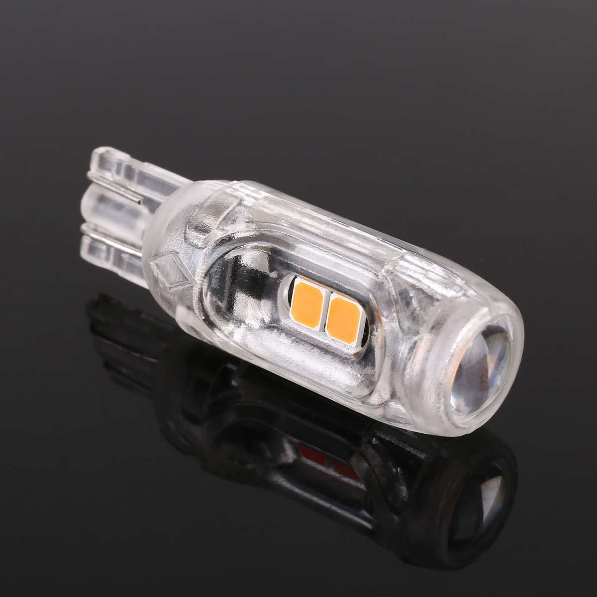 10 PCS T10 DC12V / 1W Car Clearance Light 5LEDs SMD-3030 Lamp Beads (Ice Blue Light)