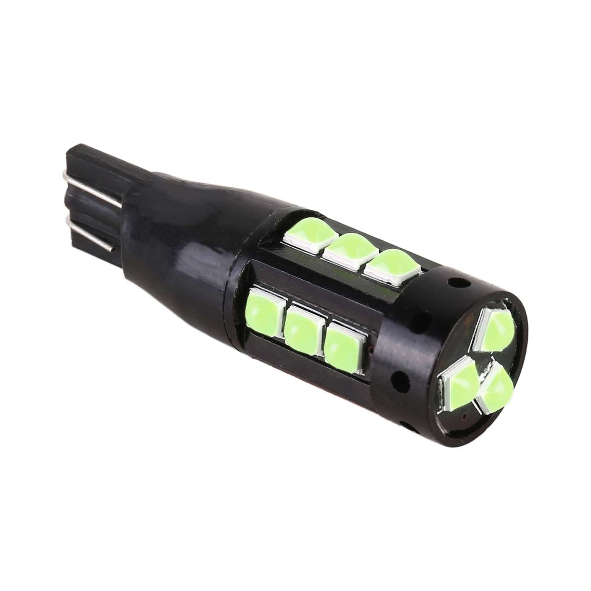 2 PCS T10 DC12V / 6.5W Car Clearance Light 15LEDs SMD-3030 Lamp Beads (Ice Blue Light)