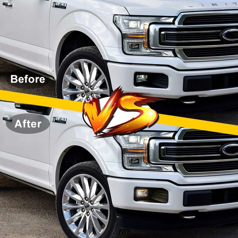 1 Pair Car Special Modified Front Fog Lamp for US Version Ford F150 2015-2016