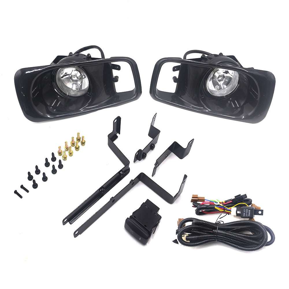 1 Pair Car Modified Front Fog Light for Honda Civic 1999-2000 (White Light)