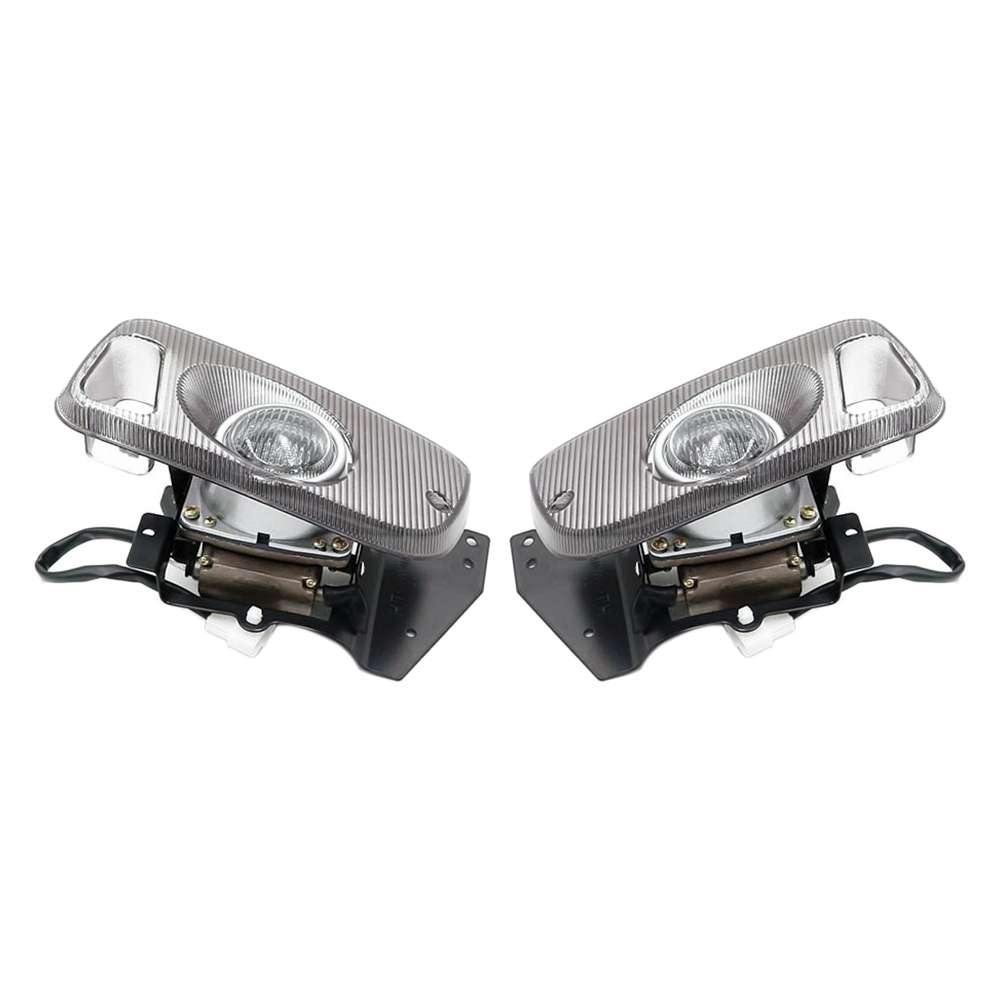 1 Pair Car Modified Front Fog Light for Honda Civic 1992-1995 (White Light)