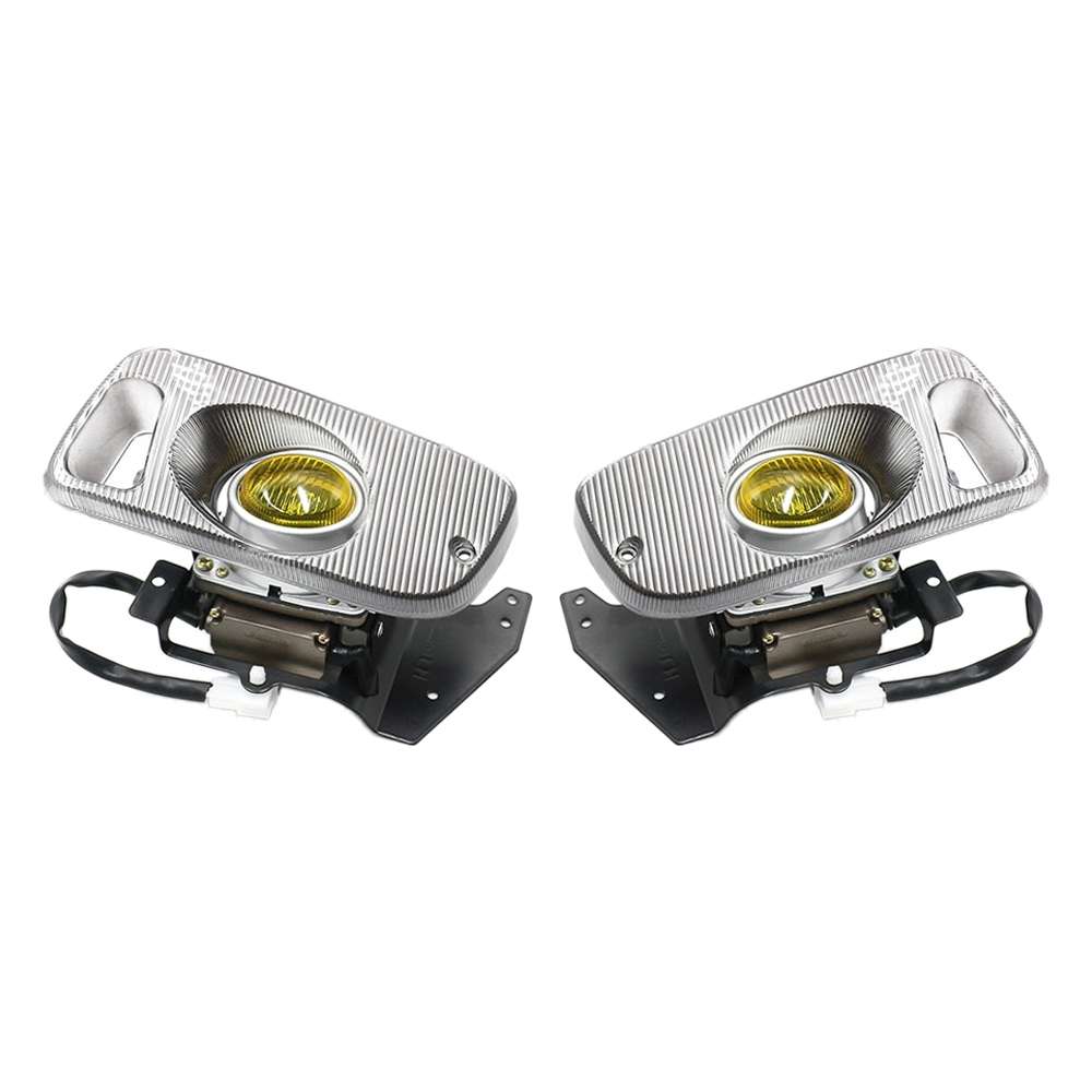 1 Pair Car Modified Front Fog Light for Honda Civic 1992-1995 (White Light)
