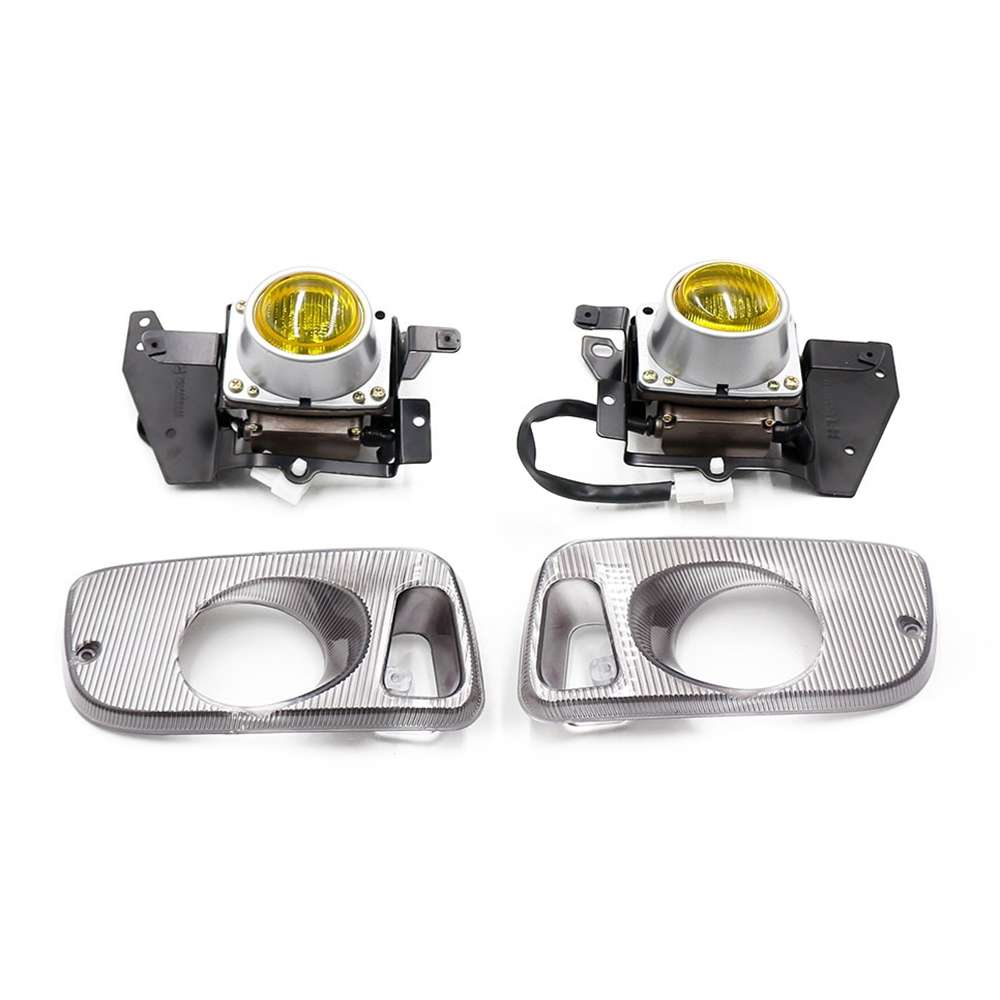 1 Pair Car Modified Front Fog Light for Honda Civic 1992-1995 (White Light)