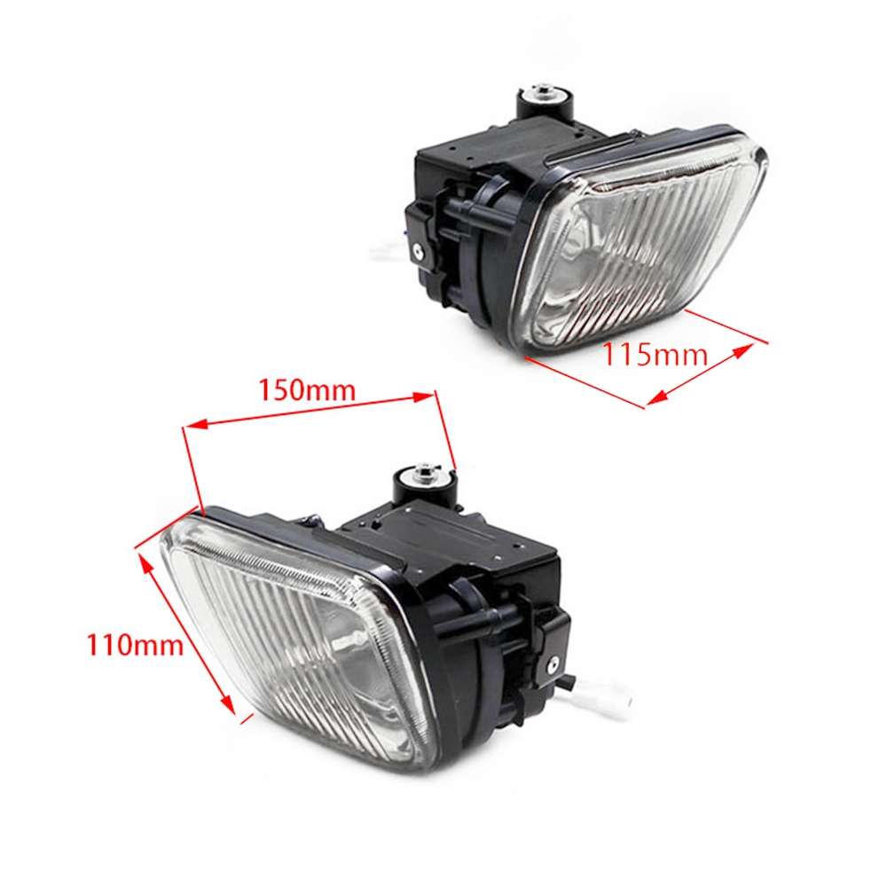 1 Pair Car Modified Front Fog Light for Honda Civic 1996-1998 (White Light)