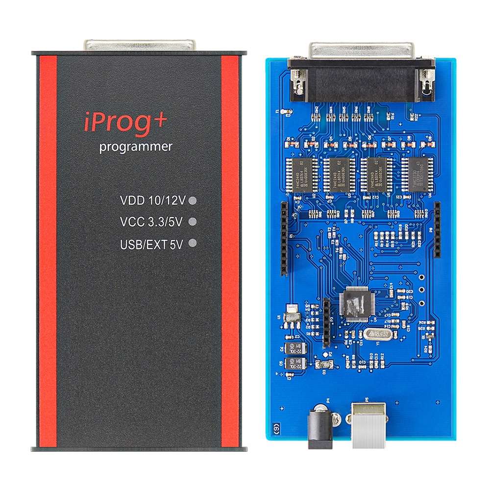 12V Iprog+ Pro V87 Car Key Programmer ECU Tool