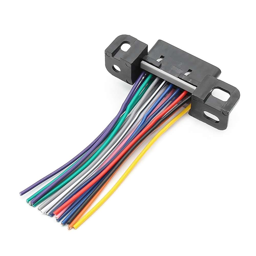 J1962F OBD2 16Pin Terminal Version Female Connector, Cable length: 10cm