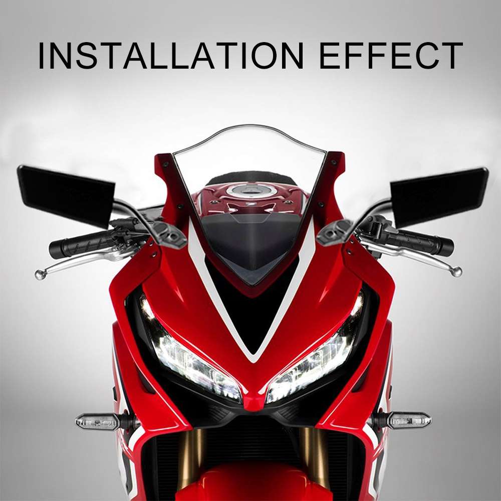 1 Pair Motorcycle Modified Wind Wing Adjustable Rotating Rearview Mirror