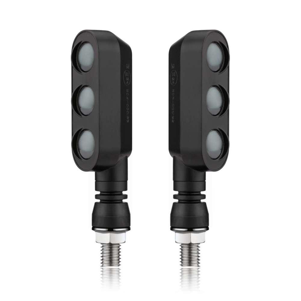 2 PCS KC050 Motorcycle LED Turn Signal Running Brake Light