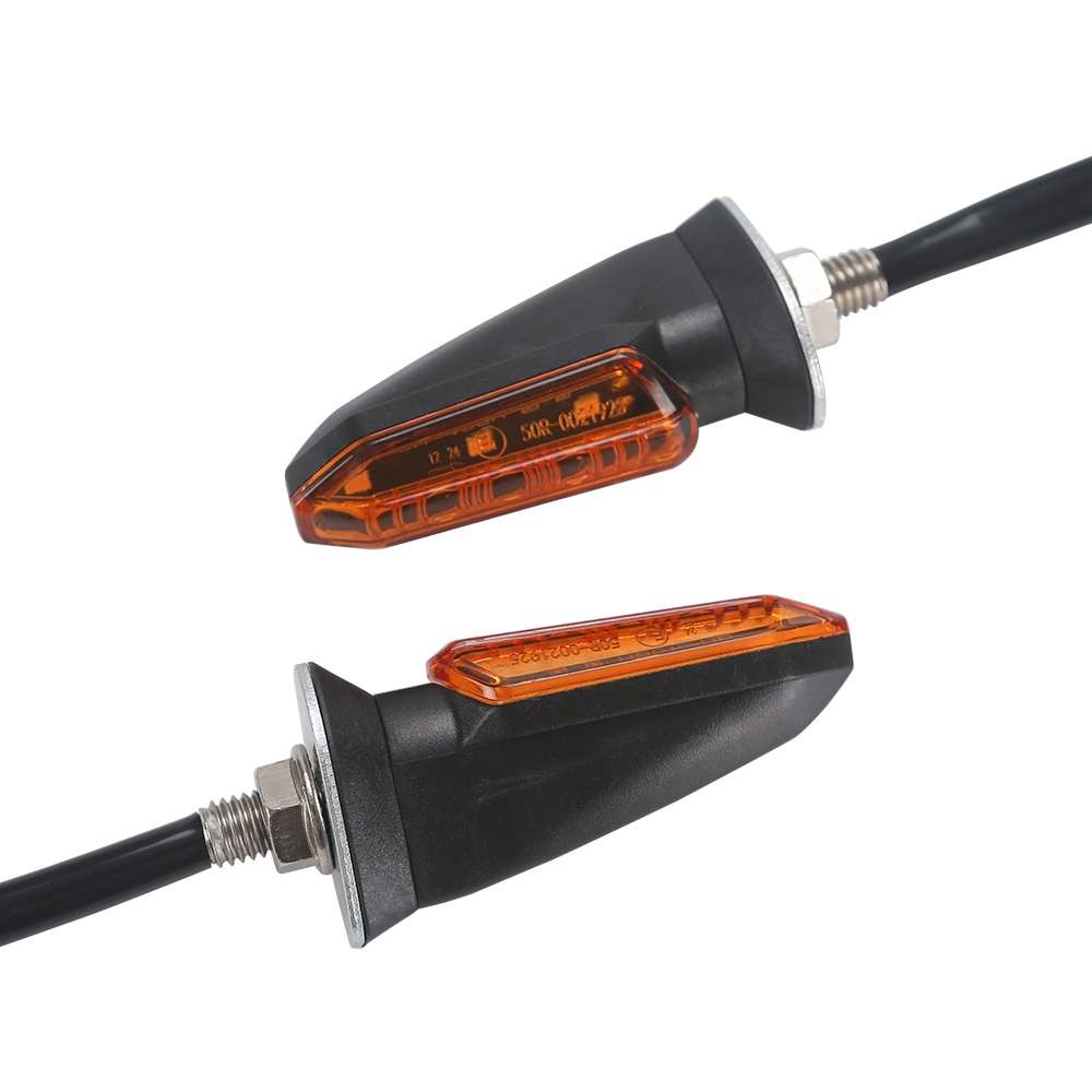4 PCS MK-200 3LED Highlight Motorcycle Turn Signal Light (Black)